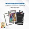 BCW Graded Card Slab Bumpers for BGS Slabs – Black | 6-Pack Durable TPE Edge Protectors | Shields BGS-Standard Slabs from Scuffs, Chips & Impact Damage | Easy Fit & Non-Slip Grip for Trading Cards(Silver)
