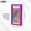 BCW Graded Card Slab Bumpers for BGS Slabs – Black | 6-Pack Durable TPE Edge Protectors | Shields BGS-Standard Slabs from Scuffs, Chips & Impact Damage | Easy Fit & Non-Slip Grip for Trading Cards(Purple)