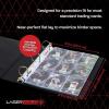 BCW LaserWeld 9 Pocket Pages – 100 Page Pack | Glass-Like Clear Flat Lay | Premium Ultra Flat and Clear Pocket Pages for Cards | Trading Card Binder Sleeves for Pokemon, MTG, Baseball, Basketball(100 Pack)