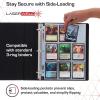 BCW LaserWeld 9-Pocket Page – Side Load 50ct | Holds Nine 2½” x 3½” Trading Cards | Acid-Free Card Storage | Laser-Welded Seams for Durability | Compatible with 3-Ring Binders(100 Pack)