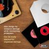 BCW Polylined Black Paper 7 in Square Corner Record Sleeves – 50 ct | Inner Protective Sleeves with Center Hole for Vinyl Records | Acid-Free, Scratch Resistant | Ideal for DJs and Vinyl Collectors(Black)