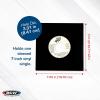 BCW Polylined Black Paper 7 in Square Corner Record Sleeves – 50 ct | Inner Protective Sleeves with Center Hole for Vinyl Records | Acid-Free, Scratch Resistant | Ideal for DJs and Vinyl Collectors(Black)