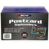 BCW Postcard Top Load Holder | Toploaders For Cards Hold 5⅞” x 3¾” Postcards | Rigid PVC | Postcard Toploader safe for Photos and Cards | Clear Toploader for Maximum Protection | 25 Ct
