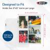 BCW Pro 5-Pocket Photo Page (50 Count) | Archival Quality, Acid-Free | Photo Card Sleeves for Postcards | Fits 3-Ring Binders | Perfect for Photocard Binder Sleeves, Collectible Trading Card Albums(50)