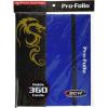 BCW Pro-Folio 9-Pocket Card Album – Black | Archival Safe, Side-Loading Trading Card Binder | Premium Collectible Storage Solution for Trading Cards, TCG, Sports Cards, and More – 360-Card Capacity(Blue)