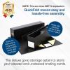 BCW QuickFold Card Storage Box for Sleeved Cards – 3 Pack – Not for Toploaders – Magnetic Closure – Holds 500-1200 Sleeved or Unsleeved Cards – MTG Card Storage(12 Pack)