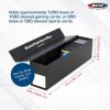 BCW QuickFold Card Storage Box for Sleeved Cards – 3 Pack – Not for Toploaders – Magnetic Closure – Holds 500-1200 Sleeved or Unsleeved Cards – MTG Card Storage(3 Pack)