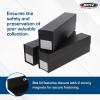 BCW QuickFold® Card Storage Boxes for Magnetics & Toploaders – 3 Pack | Trading Card Holder Box with Magnetic Closure | Easy Fold Assembly for Sports and TCG Cards(3 Pack)