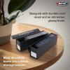 BCW QuickFold® Card Storage Boxes for Magnetics & Toploaders – 3 Pack | Trading Card Holder Box with Magnetic Closure | Easy Fold Assembly for Sports and TCG Cards(9 Pack)