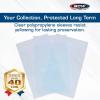 BCW Resealable Graded Card Sleeves | 100 Pack | Universal Fit for PSA, Beckett, SGC & More | Acid-Free Archival Polypropylene | 3¾ x 5½ with 1” Flap(200 Pack)