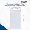 BCW Resealable Graded Card Sleeves | 100 Pack | Universal Fit for PSA, Beckett, SGC & More | Acid-Free Archival Polypropylene | 3¾ x 5½ with 1” Flap(300 Pack)