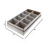 BCW Sorting Tray Storage Box | 10-Cell Card Sorting Box for Sports, Pokémon & TCG Collections | Holds 1,000+ Cards | Sturdy Corrugated Cardboard Card Storage Organizer