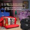 BCW Spectrum Board Game Bag | Durable Duffle for 6-8 Board Games | Expandable Pockets & Storage | Comfortable Removable Shoulder Strap | Easy Top & Side Access(Purple)