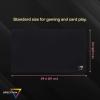 BCW Spectrum Playmat – Black (24″ x 14″) | Stitched Edges for Durability | Ideal for TCG, Tabletop Gaming & Magic: The Gathering(Black)