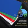 BCW Spectrum Playmat – Black (24″ x 14″) | Stitched Edges for Durability | Ideal for TCG, Tabletop Gaming & Magic: The Gathering(Red)