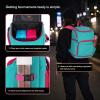 BCW Spectrum TCG Backpack | Holds 7–9 Prism Deck Cases | Configurable Storage for Cards & Gear | Playmat Strap & Side Pocket | Durable & Travel-Friendly Design | Cyber Pink/Teal(Cyber Pink/Teal)