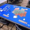 BCW Spectrum XL Playmat with Stitched Edging – Blue | Essential Card Game Accessory for Tabletop Gaming, TCG, and MTG | Ultimate Gaming Experience