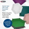 BCW Square Dice Tray – Blue | 7×7 Inches | Ideal for Dungeons and Dragons, Pathfinder, etc | Dice Rolling Tray Gaming Accessory for Tabletop RPGs and Board Games…(Red)
