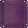 BCW Square Dice Tray – Purple | 7×7 Inches Compact Size | Ideal for Dungeons and Dragons, Pathfinder, etc | Dice Rolling Tray Gaming Accessory for Tabletop RPGs and Board Games