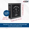 BCW Supplies 3″ Baseball Album – Black | Durable Binder for 90 Baseball Cards | Ideal for Collectors, Storage, and Card Protection – 2 Pack(Single)