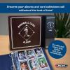 BCW Supplies 3″ Baseball Album – Burgundy | Durable Binder for 90 Baseball Cards | Ideal for Collectors, Storage, and Card Protection – 2 Pack(2 Pack)