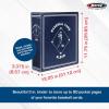 BCW Supplies Baseball 3″ Album – Blue | Premium Durable Binder for 90 Baseball Cards Heavy-Duty D-Ring, Lasting Durability, and Classic Display | Ideal for Collectors, Storage, and Card Protection(Single)