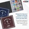 BCW Supplies Baseball 3″ Album – Blue | Premium Durable Binder for 90 Baseball Cards Heavy-Duty D-Ring, Lasting Durability, and Classic Display | Ideal for Collectors, Storage, and Card Protection(Single)