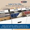 BCW Tall Dividers for 12 in Records – White | 25 Pack | Premium Quality Vinyl Storage(Black)