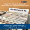 BCW Tall Dividers for 12 in Records – White | 25 Pack | Premium Quality Vinyl Storage(Black)