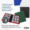 BCW Top Loader Binder | 9-Pocket LX Album | Green Leatherette Toploader, Archival Safe, Side-Loading Pages | Holds 252 Standard 3×4 Toploaders | Ideal for Sports, Trading, Gaming Card and Pokemon Card(Green)