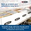 BCW Vinyl Record Storage Boxes – 10 Pack | Holds 65 LPs Each | Stackable Vinyl Record Storage Box with Reinforced Bottom & Handles | Archival Record Organizer for 12-Inch Albums, DJs & Collectors(10-Pack)