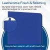 BCW Z-Folio 12-Pocket LX USA Portfolio Binder Zip for TCGs, Acid-Free, Archival Safe Polypropylene, No PVC, Orange(Blue)