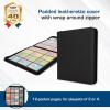 BCW Z-Folio 12-Pocket LX USA Portfolio Binder Zip for TCGs, Acid-Free, Archival Safe Polypropylene, No PVC, Orange(Gray)