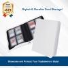 BCW Z-Folio 4-Pocket LX Album – White | Holds 160 Standard Toploaders | Side-Loading, Acid-Free Pages for Trading & Sports Cards(White)