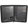 BCW Z-Folio 9-Pocket LX Album – Black | Secure Zipper Card Organizer | Premium Leatherette Card Collection Binder | Trading Card Binder for Pokemon, MTG, Sport Cards and More(Black)