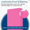 BCW Z-Folio 9-Pocket LX Album – Pink | Secure Zipper Card Organizer | Premium Leatherette Card Collection Binder | Trading Card Binder for Pokemon, MTG, Sport Cards and More(Pink)