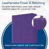 BCW Z-Folio 9-Pocket LX Album – Purple | Secure Zipper Card Organizer | Premium Leatherette Card Collection Binder | Trading Card Binder for Pokemon, MTG, Sport Cards and More