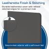 BCW Z-Folio LX Zipper Portfolio – Premium Gray Leatherette 12-Pocket Playset Album – Secure Zipper – 480 Card Capacity – Card Collector’s Dream – Card Organizer – Trading Card Storage