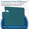 BCW Z-Folio LX Zipper Portfolio – Premium Teal Leatherette 12-Pocket Playset Album – Secure Zipper – 480 Card Capacity – Card Collector’s Dream – Card Organizer – Trading Card Storage
