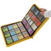 BCW Z-Folio LX Zipper Portfolio – Premium Yellow Leatherette 12-Pocket Playset Album – Secure Zipper – 480 Card Capacity – Card Collector’s Dream – Card Organizer – Trading Card Storage
