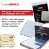 LaserWeld® 8-Pocket Binder Card Sleeves | Card Pages for Binders | Card Sheets for Binder | Card Sleeve Pages for Vintage Sports Cards (1948–1985) | Acid-Free, Archival-Grade | 100 Pack(100 Pack)