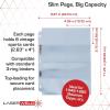 LaserWeld® 8-Pocket Binder Card Sleeves | Card Pages for Binders | Card Sheets for Binder | Card Sleeve Pages for Vintage Sports Cards (1948–1985) | Acid-Free, Archival-Grade | 100 Pack(50 Pack)