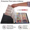 LaserWeld® 8-Pocket Binder Card Sleeves | Card Pages for Binders | Card Sheets for Binder | Card Sleeve Pages for Vintage Sports Cards (1948–1985) | Acid-Free, Archival-Grade | 100 Pack(100 Pack)