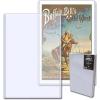 BCW 11 x 17 Art and Print Toploader – Pack of 10 | Crystal Clear, Rigid PVC | Photo Print Protector for Lithographs, Artwork, and Collectibles | Plastic Sheet Protectors | Restaurant Menu Holders