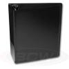 BCW 3-Inch Plain Black Album – Heavy-Duty 3 Ring Binder for Trading Cards, Photos & Memorabilia | Holds Multiple Binder Pages (Sold Separately)