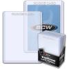 BCW 3X4 Top Loaders for Cards | Rookie Imprinted Gold Toploaders | Rigid PVC | Protects Baseball, Football, Hockey, MTG, Pokemon Cards | Standard Size Top Loaders(White)