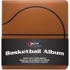 BCW 3-inch Sports Collectors Album – Basketball | Storage for Over 800 Cards | Ideal for Organizing Baseball, Football, Basketball Trading Cards | Aesthetic Display for Sports Memorabilia Enthusiasts(Basketball)