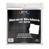 BCW 45 RPM Record Dividers – Archival Quality Vinyl Organizer