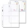 BCW 4-Pocket Photo Page – 25ct | Photos Sleeves, Cards | Acid-Free, PVC-Free | Archival Quality, Photo Album Pages Protector for 3 Ring Binder | High Clarity Polypropylene