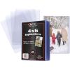 BCW 4×6 Photo & Postcard Topload Holders – 50 Pack | Blue-Tinted 4×6 Toploader Protectors for Photos, Prints & Postcards | Rigid Plastic Toploaders for Display & Storage